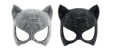 Rhinestone Cat Mask (colour or design selected at random)