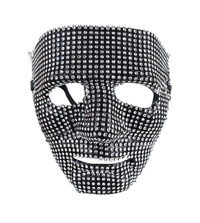 Rhinestone Mimer Mask