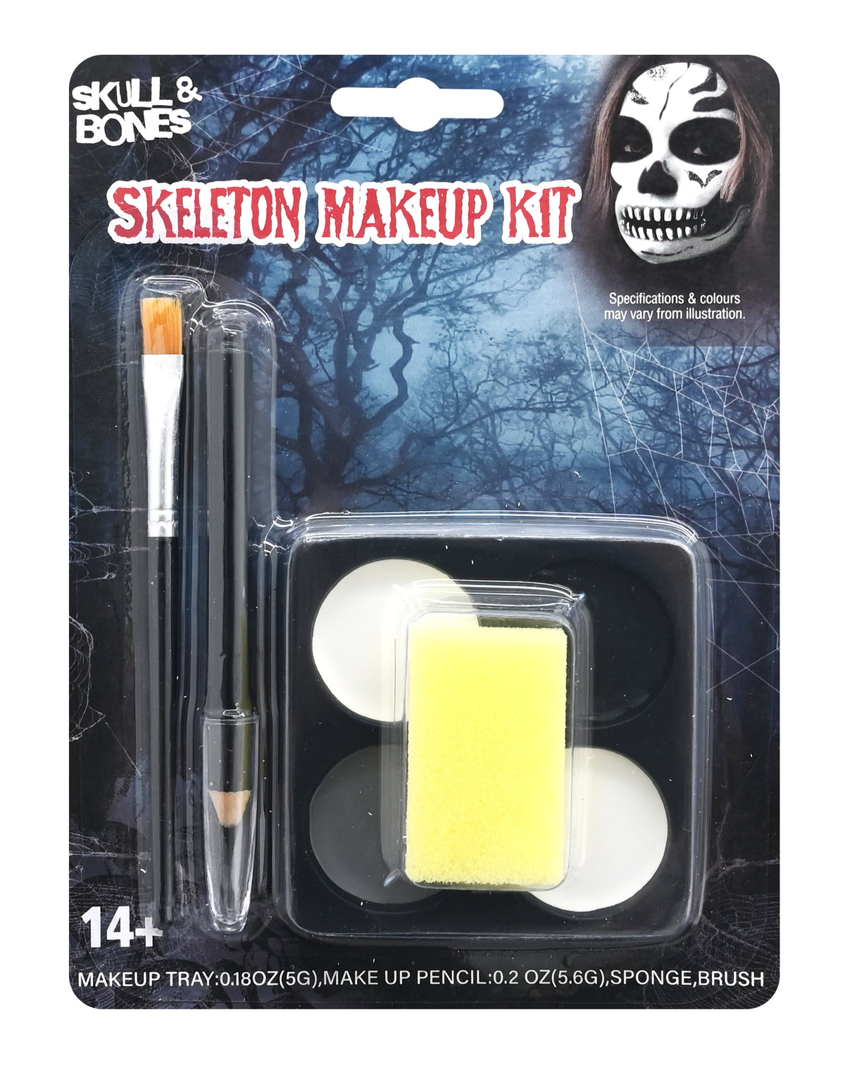 Skeleton Makeup Kit