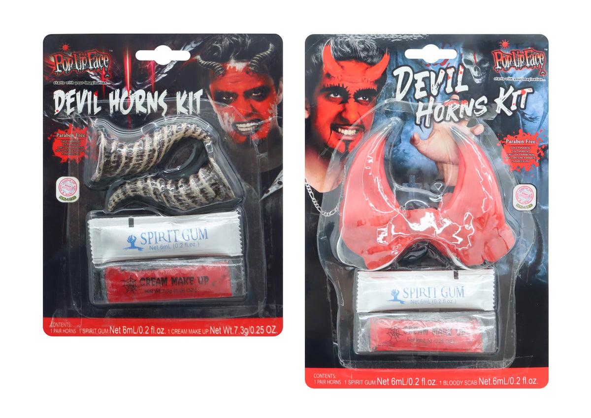 Devil Horns Kit (colour or design selected at random)