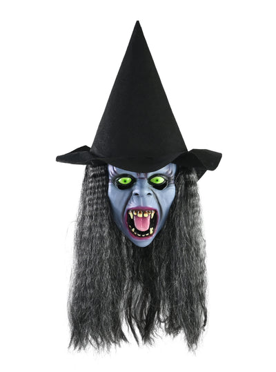 Witch with Hat Latex Mask
