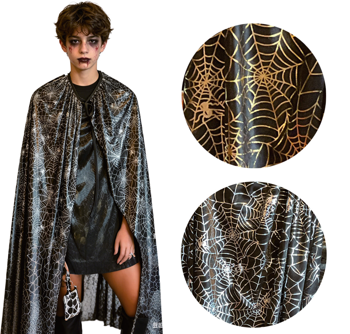 Metallic Cape Adults (colour or design selected at random)