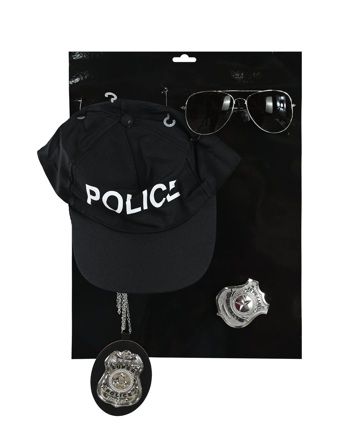 Police Cap Accessory Set