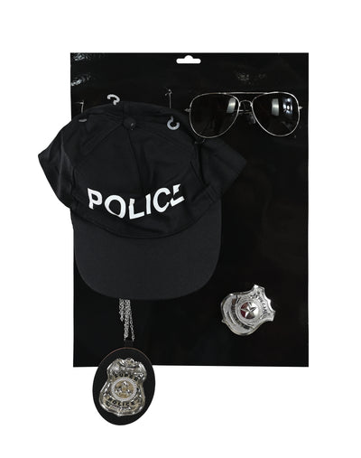 Police Cap Accessory Set