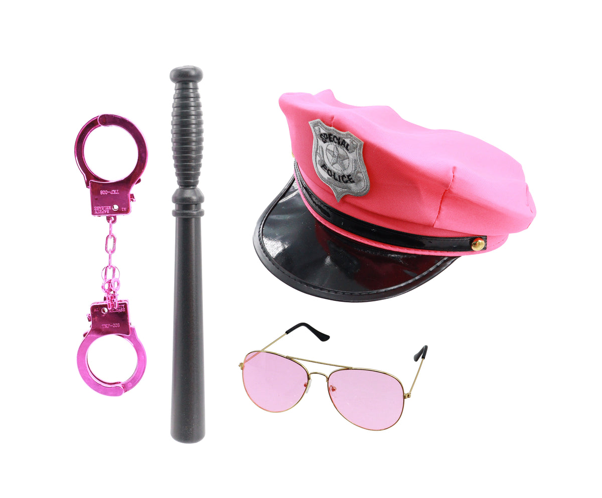 Police Pink Bobby Accessory Set