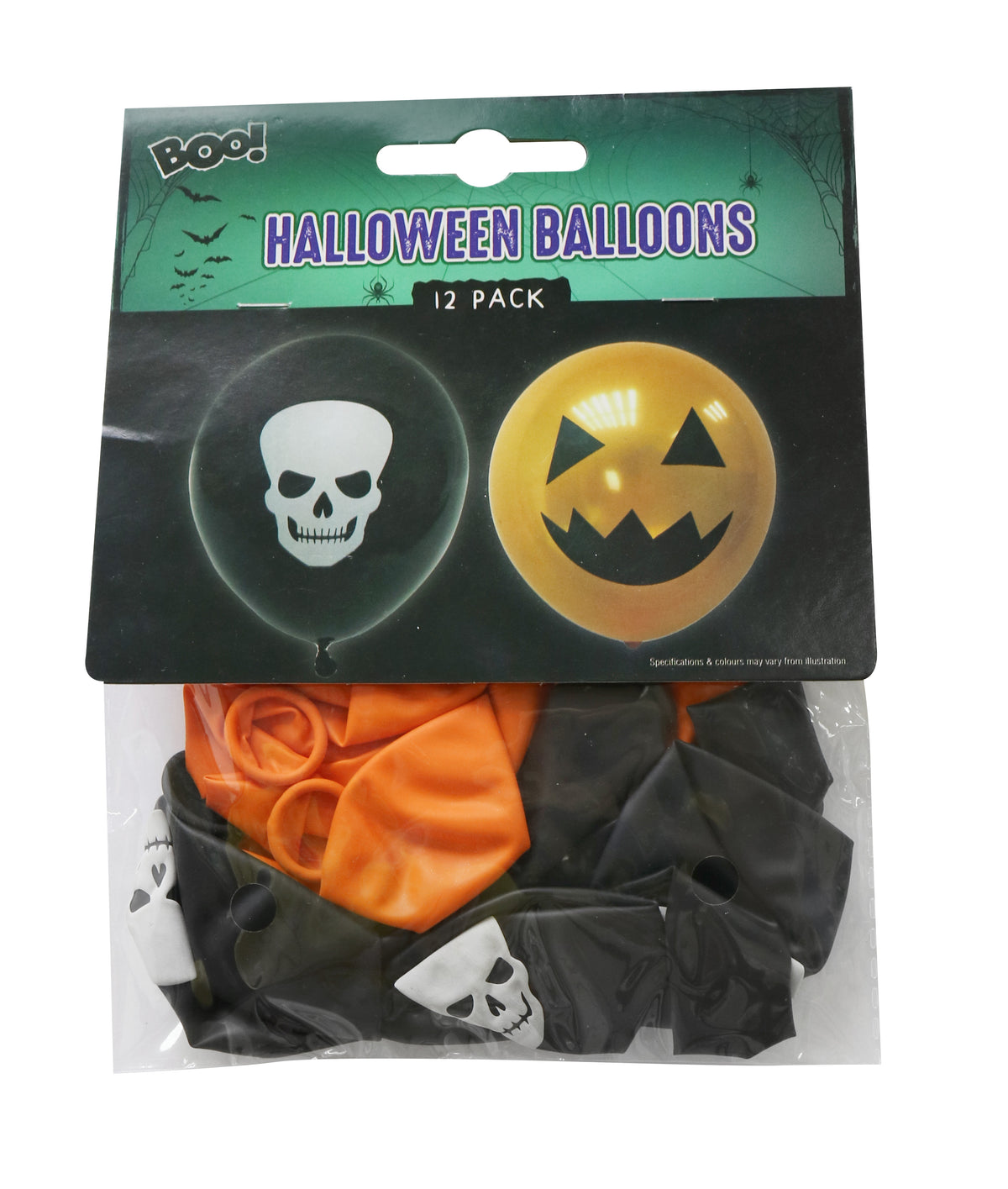 Halloween Balloons Mix 12pk