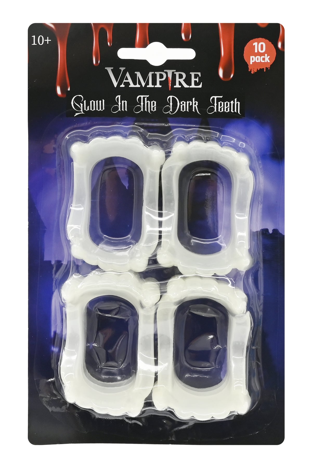 Vampire G.I.D Teeth 6cm 10pk