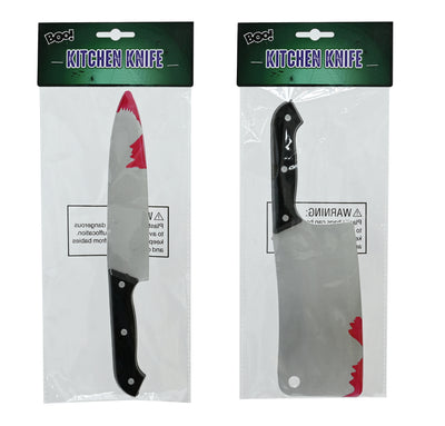 Bloody Kitchen Knife 30cm (colour or design selected at random)