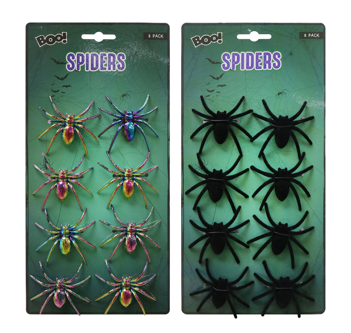 Spiders 8pk (colour or design selected at random)