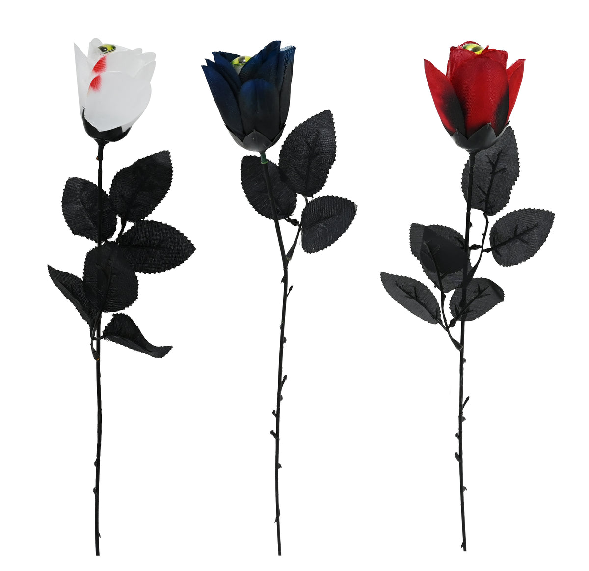 Rose With Cat Eye 48cm (colour or design selected at random)