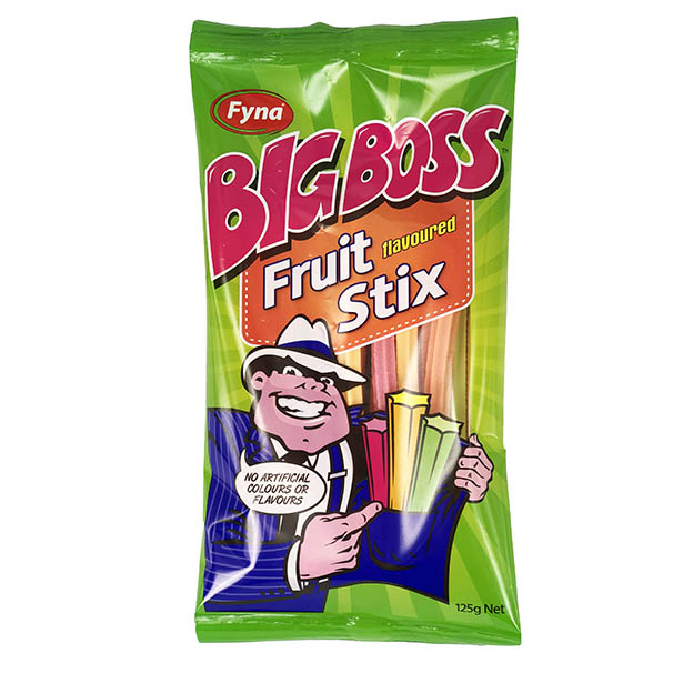 Big Boss Fruit Sticks 125g