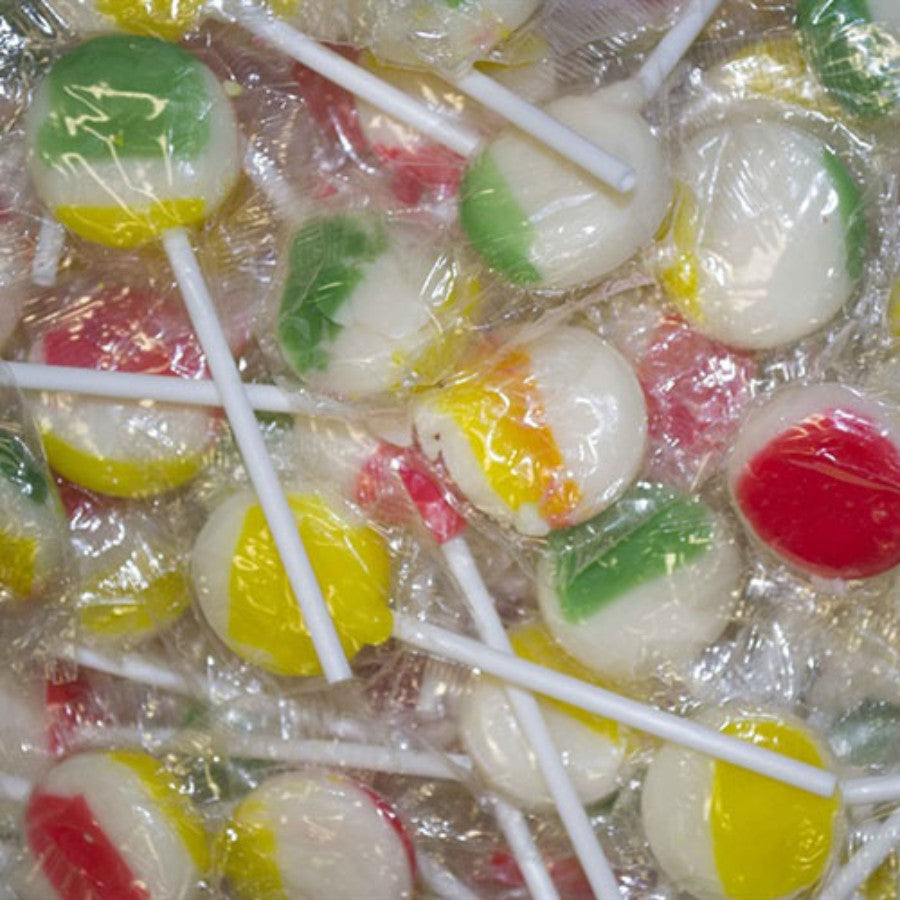 Rainbow Flat Pops 1kg (approximately 125pcs)