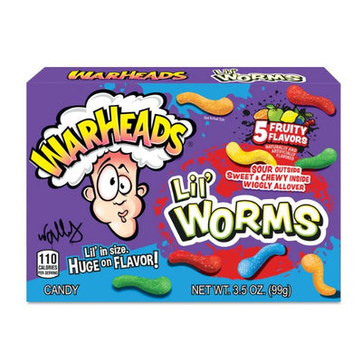 DATED SPECIAL Warheads Lil' Worms Theater Box 99g (BB APR 2025)