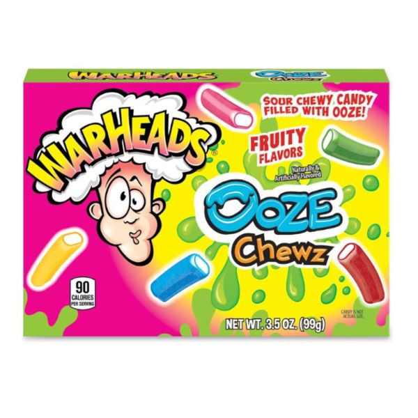 Warheads Ooze Chews Theater Box 99g