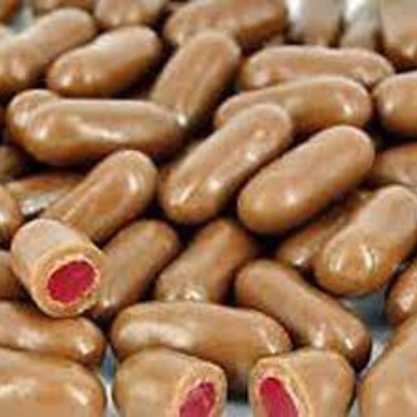 250g Milk Chocolate Raspberry Bullets