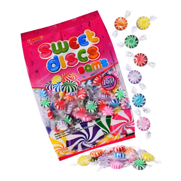 Multi-Coloured Sweet Discs 480g (approximately 150 pcs)