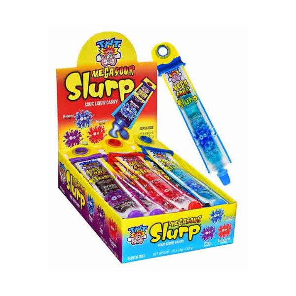 24pk TNT Assorted Mega Sour Slurp 23g
