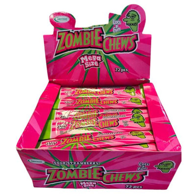 72pk Strawberry Flavour Zombie Chews 28g