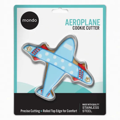 Mondo Aeroplane Stainless Steel Cookie Cutter