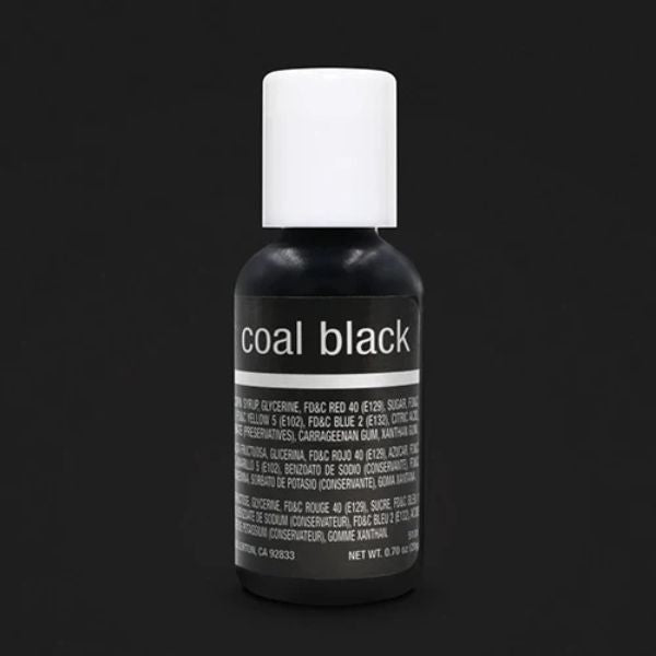 Coal Black Chefmaster Liqua-Gel Food Colouring 20g