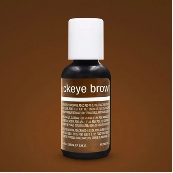 Buckeye Brown Chefmaster Liqua-Gel Food Colouring 20g