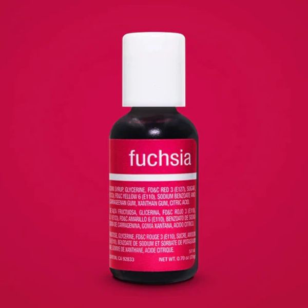 Fuchsia Chefmaster Liqua-Gel Food Colouring 20g