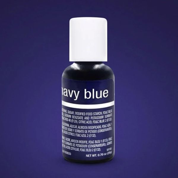Navy Blue Chefmaster Liqua-Gel Food Colouring 20g