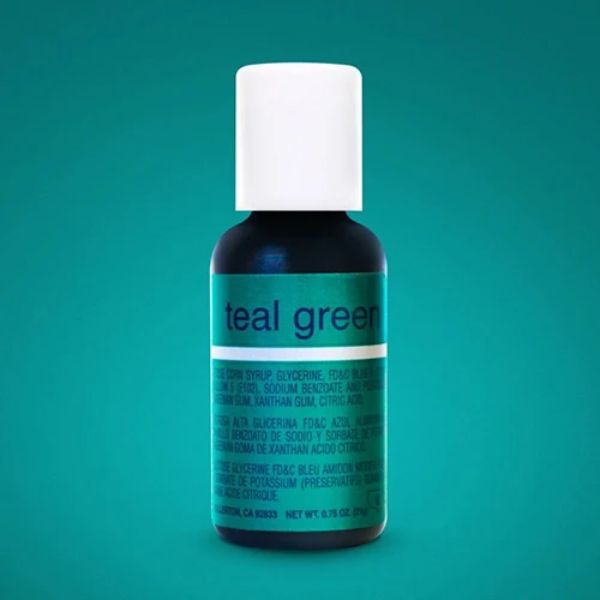 Teal Green Chefmaster Liqua-Gel Food Colouring 20g