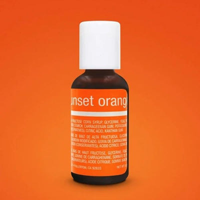 Sunset Orange Chefmaster Liqua-Gel Food Colouring 20g