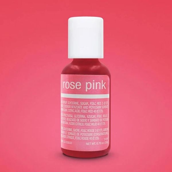 Rose Pink Chefmaster Liqua-Gel Food Colouring 20g