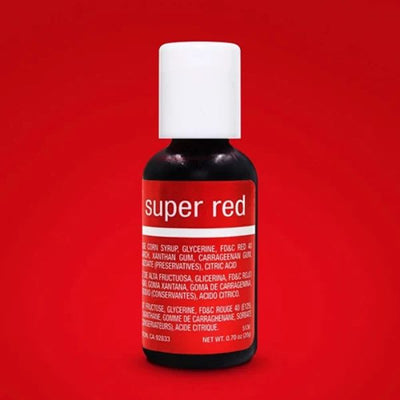 Super Red Chefmaster Liqua-Gel Food Colouring 20g