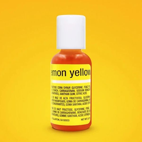 Lemon Yellow Chefmaster Liqua-Gel Food Colouring 20g