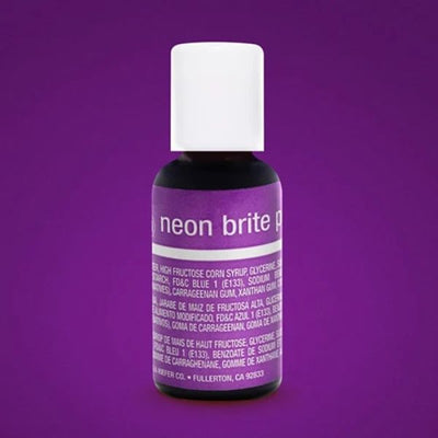 Neon Brite Purple Chefmaster Liqua-Gel Food Colouring 20g