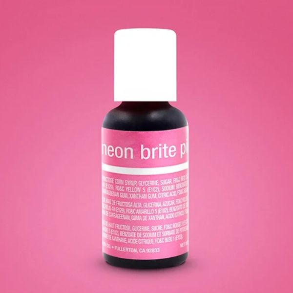 Neon Brite Pink Chefmaster Liqua-Gel Food Colouring 20g