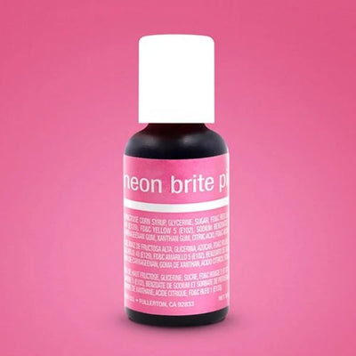 Neon Brite Pink Chefmaster Liqua-Gel Food Colouring 20g