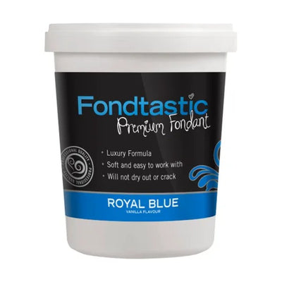 Fondtastic Vanilla Flavoured Fondant - Royal Blue 908g