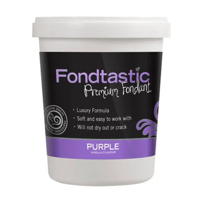 Fondtastic Vanilla Flavoured Fondant - Purple 908g