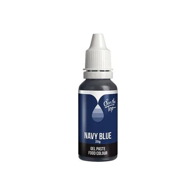 Over The Top Navy Blue Gel Paste Food Colour 25g