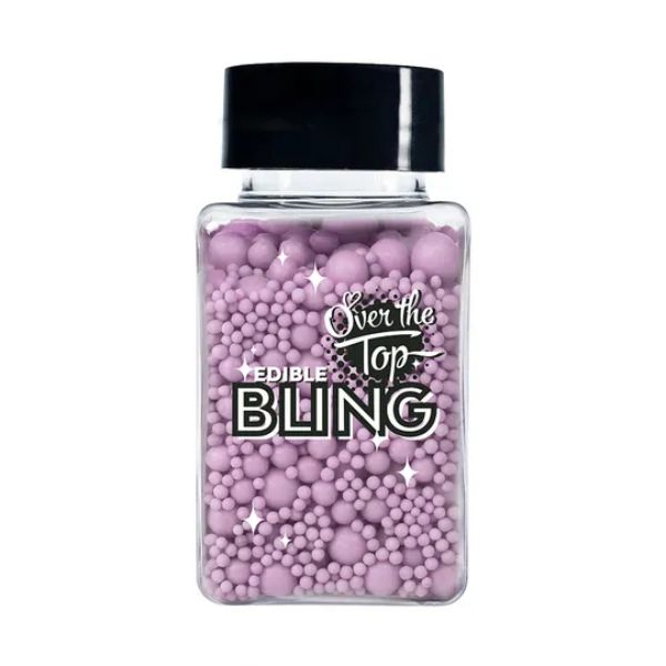 Over The Top Edible Bling Pastel Lavender Medley Sprinkles 65g