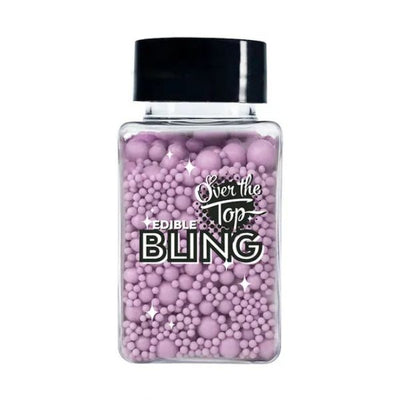 Over The Top Edible Bling Pastel Lavender Medley Sprinkles 65g