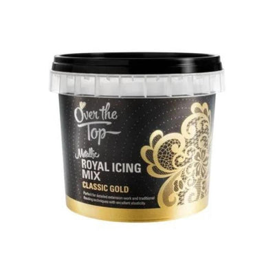 Over The Top Classic Gold Metallic Royal Icing Mix 150g