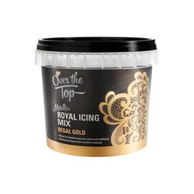 Over The Top Regal Gold Metallic Royal Icing Mix 150g