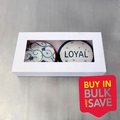 BULK 100pk Biscuit Box 9x4.5x1.5in