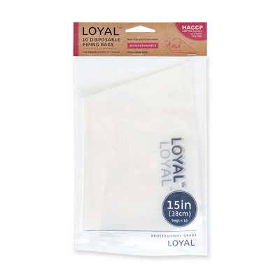 10pk 15in/38cm Loyal Clear Disposable Biodegradable Piping Bags (to be replaced)