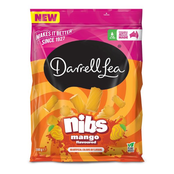 Darrell Lea Mango Nibs 200g