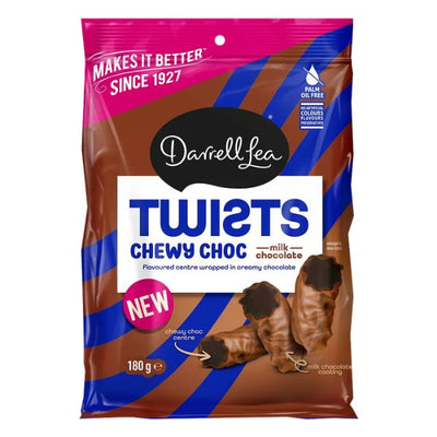 Darrell Lea Milk Choc Chewy Twist 180g