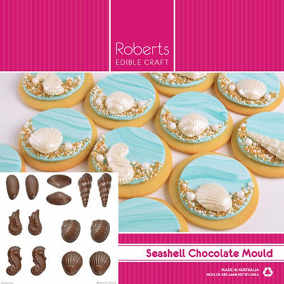 Assorted Shells Plastic Chocolate Mould with a Recipe Card