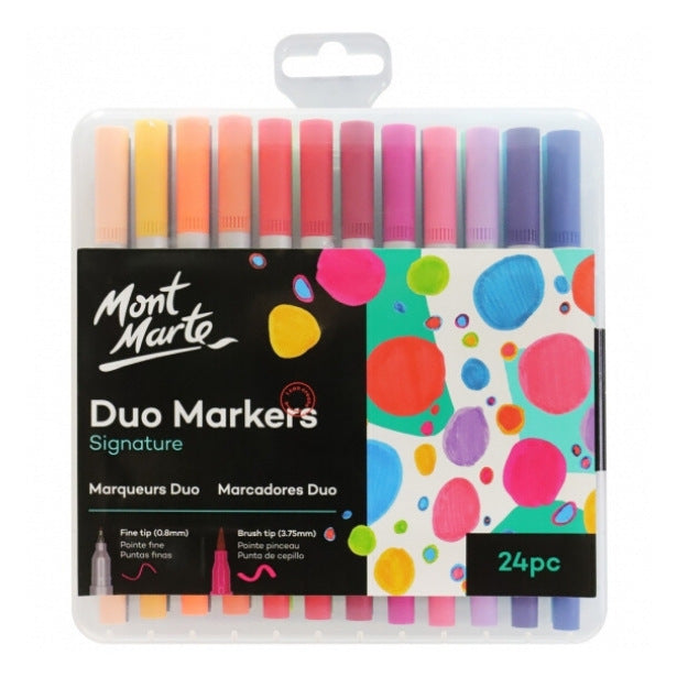 Mont Marte Adult Colouring Duo Markers 24pc