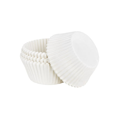 100pk White Mini Cupcake Cups 30x20mm