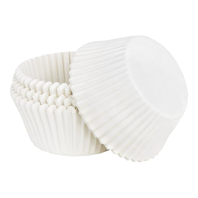 100pk White Muffin Cups 55x29.5mm